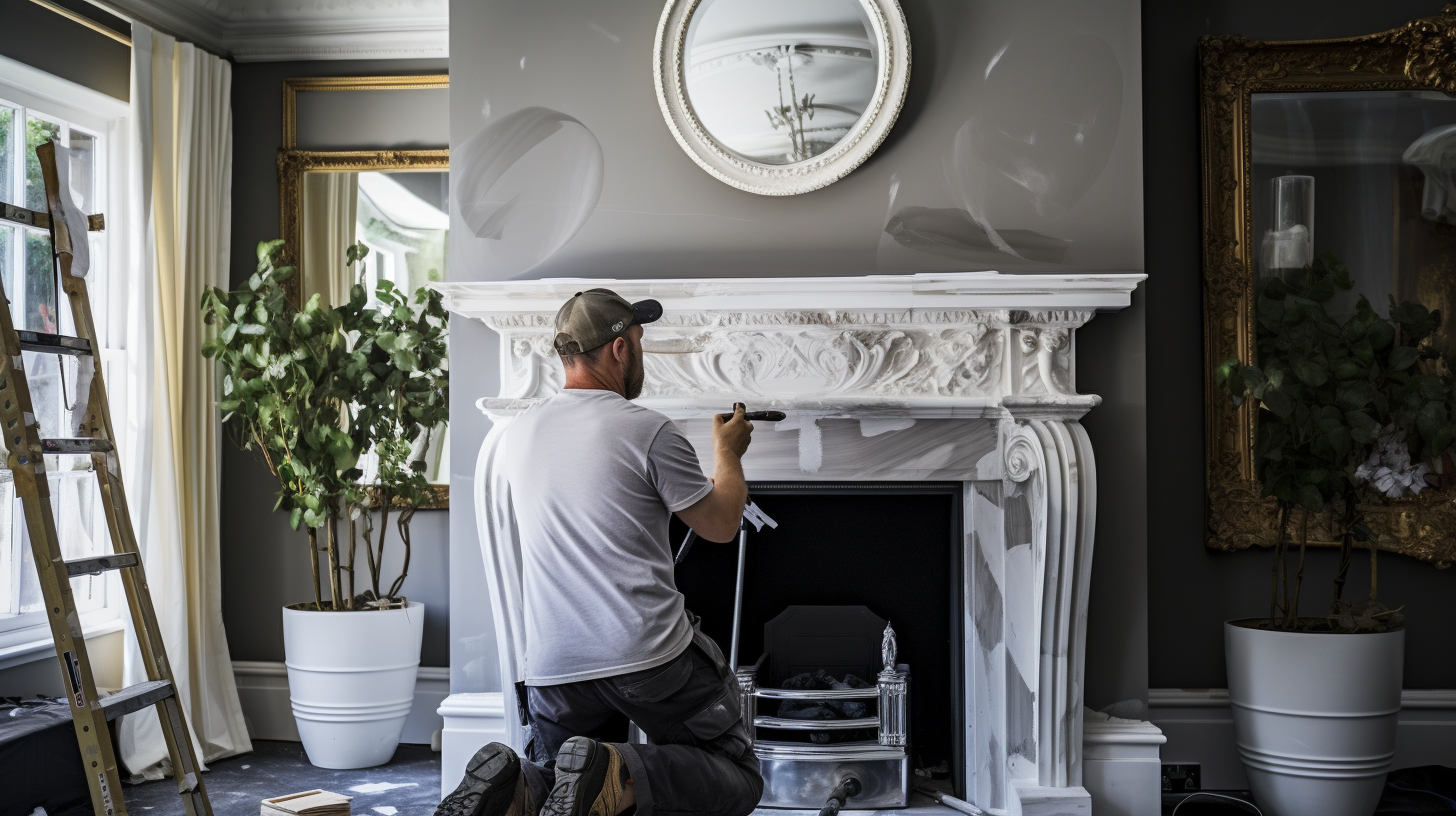 Can You Paint a Marble Fireplace? Painting Heroes